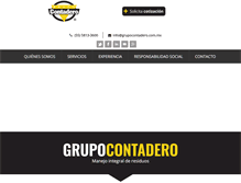 Tablet Screenshot of grupocontadero.com.mx